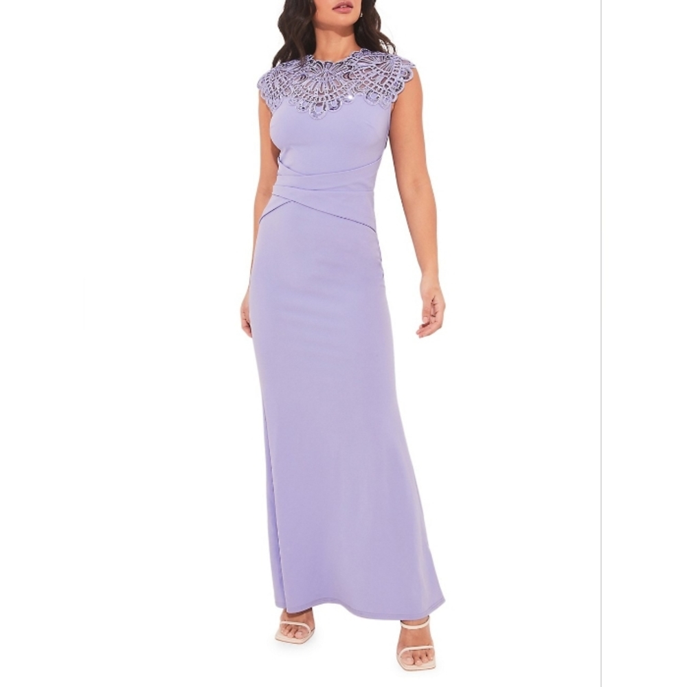 NWT Lipsy London Purple Maxi Dress